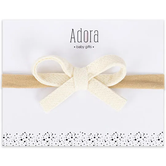 Adora Mini Waffle Bow Headband