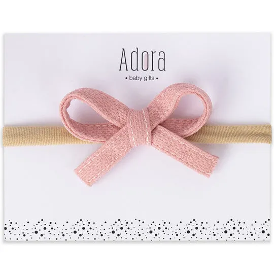 Adora Mini Waffle Bow Headband