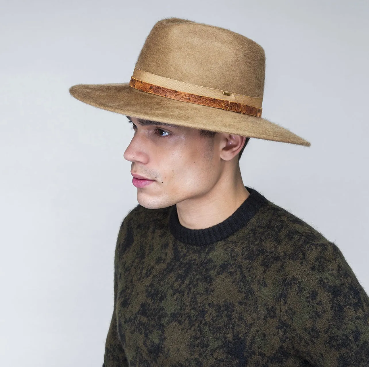Bailey of Hollywood - Croft Fedora - Wool Beaver finish - Taupe