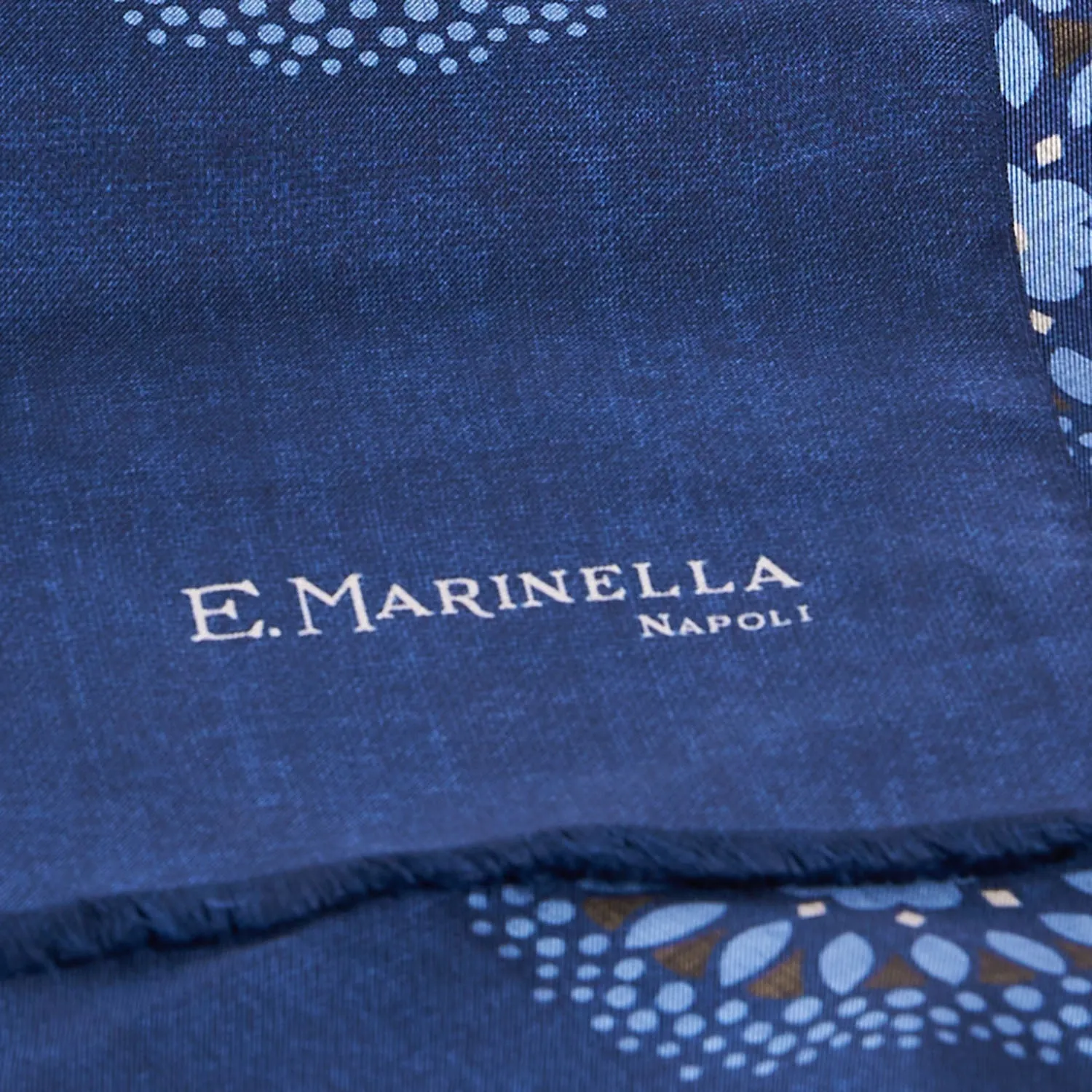BLUE MADDER SILK STOLE