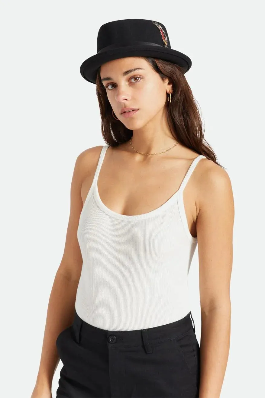 Brixton Gain Fedora Black