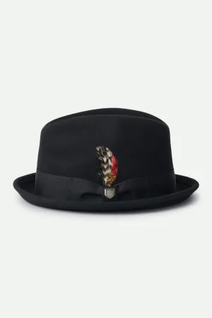 Brixton Gain Fedora Black