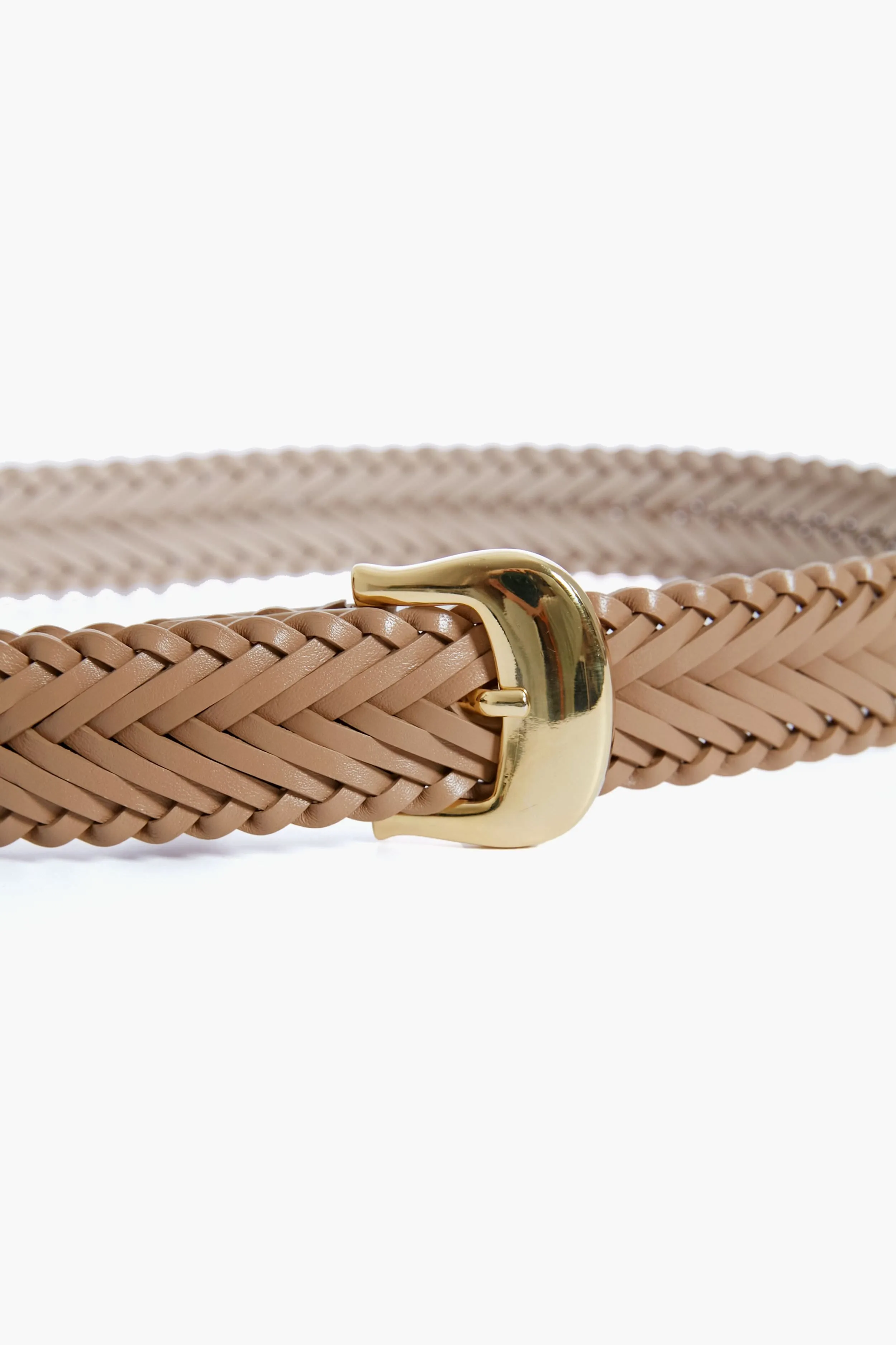 Camel Talia Braid Belt