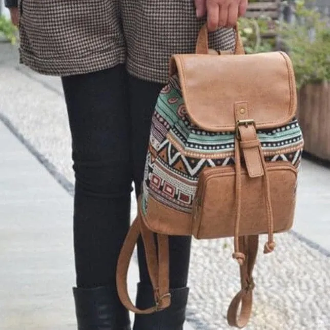 Clover Bohemian Backpack Purse