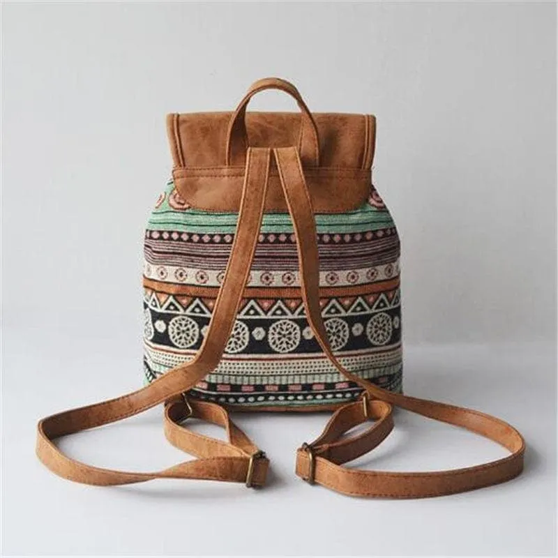 Clover Bohemian Backpack Purse