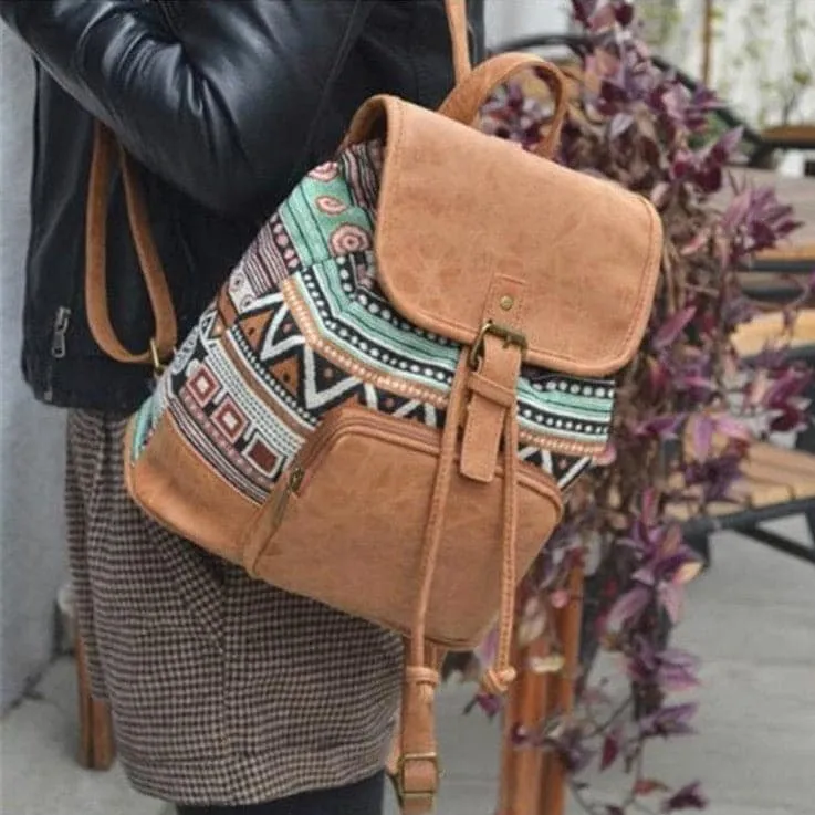Clover Bohemian Backpack Purse