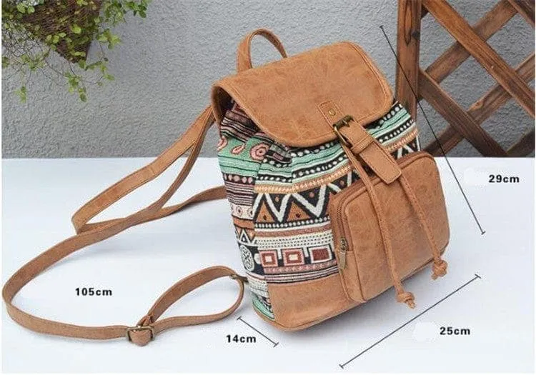 Clover Bohemian Backpack Purse