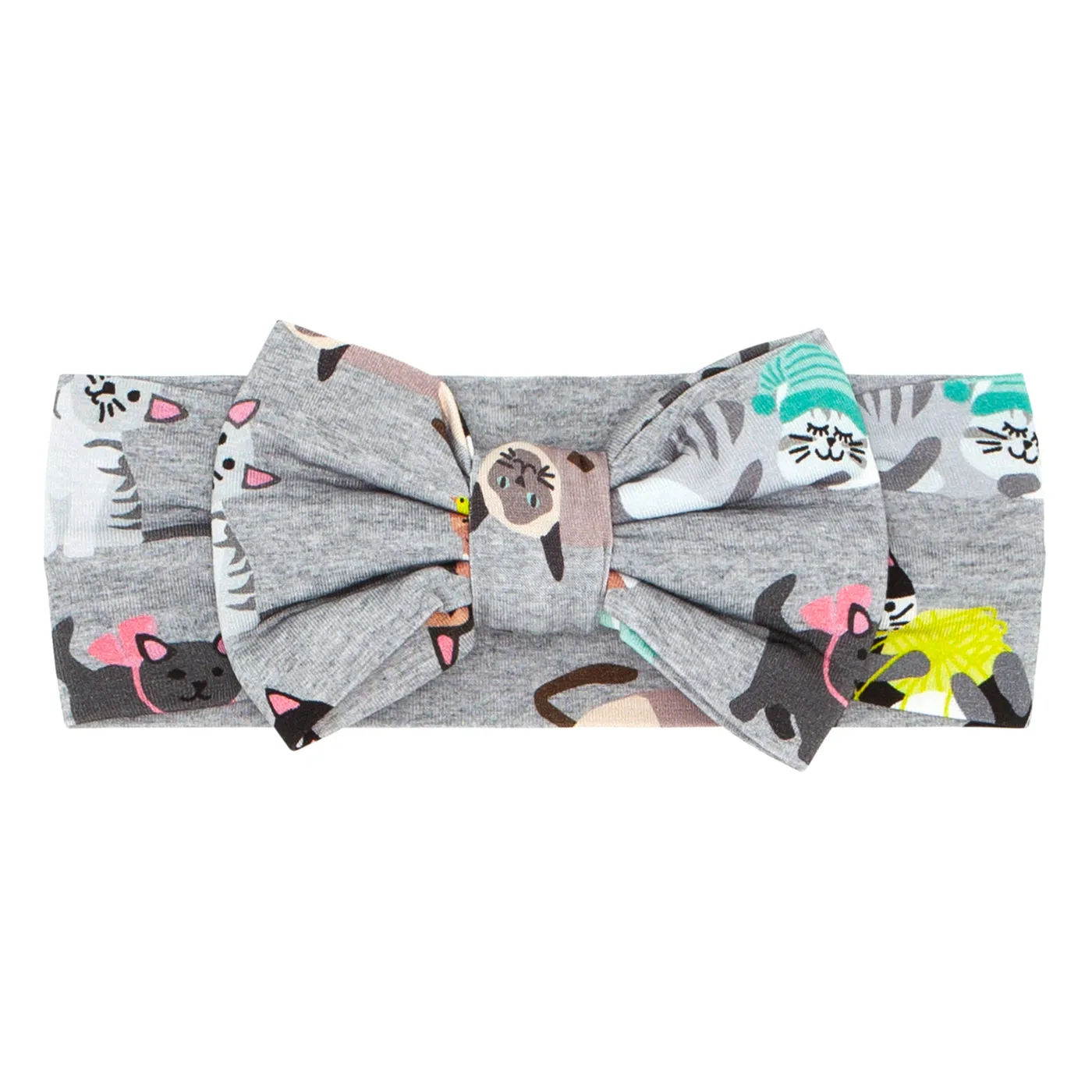 Cozy Cats Luxe Bow Headband