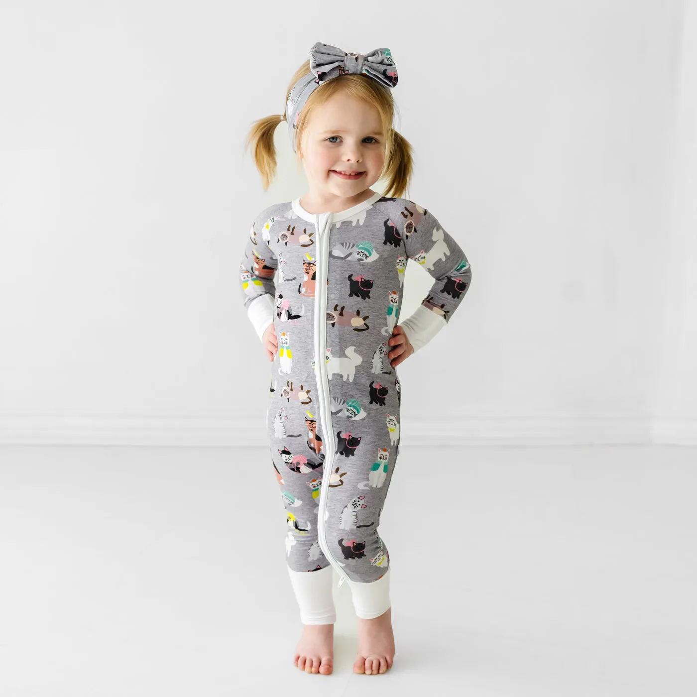 Cozy Cats Luxe Bow Headband