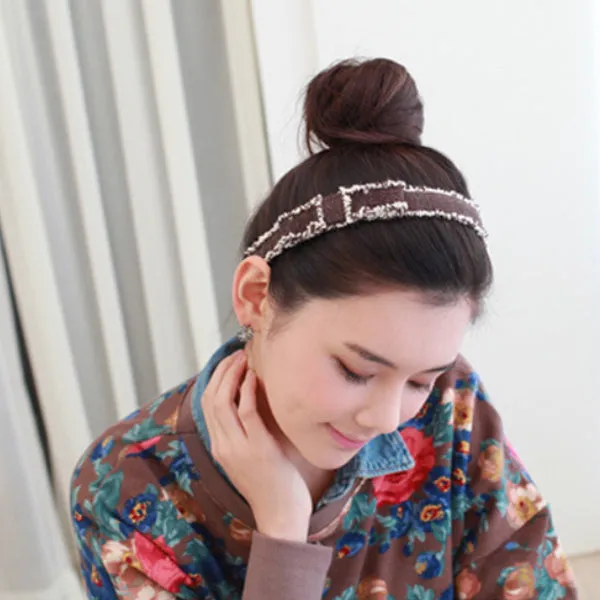 Denim Bow Headband 牛仔蝴蝶結頭箍