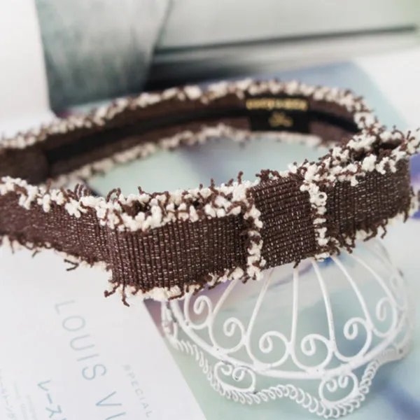 Denim Bow Headband 牛仔蝴蝶結頭箍