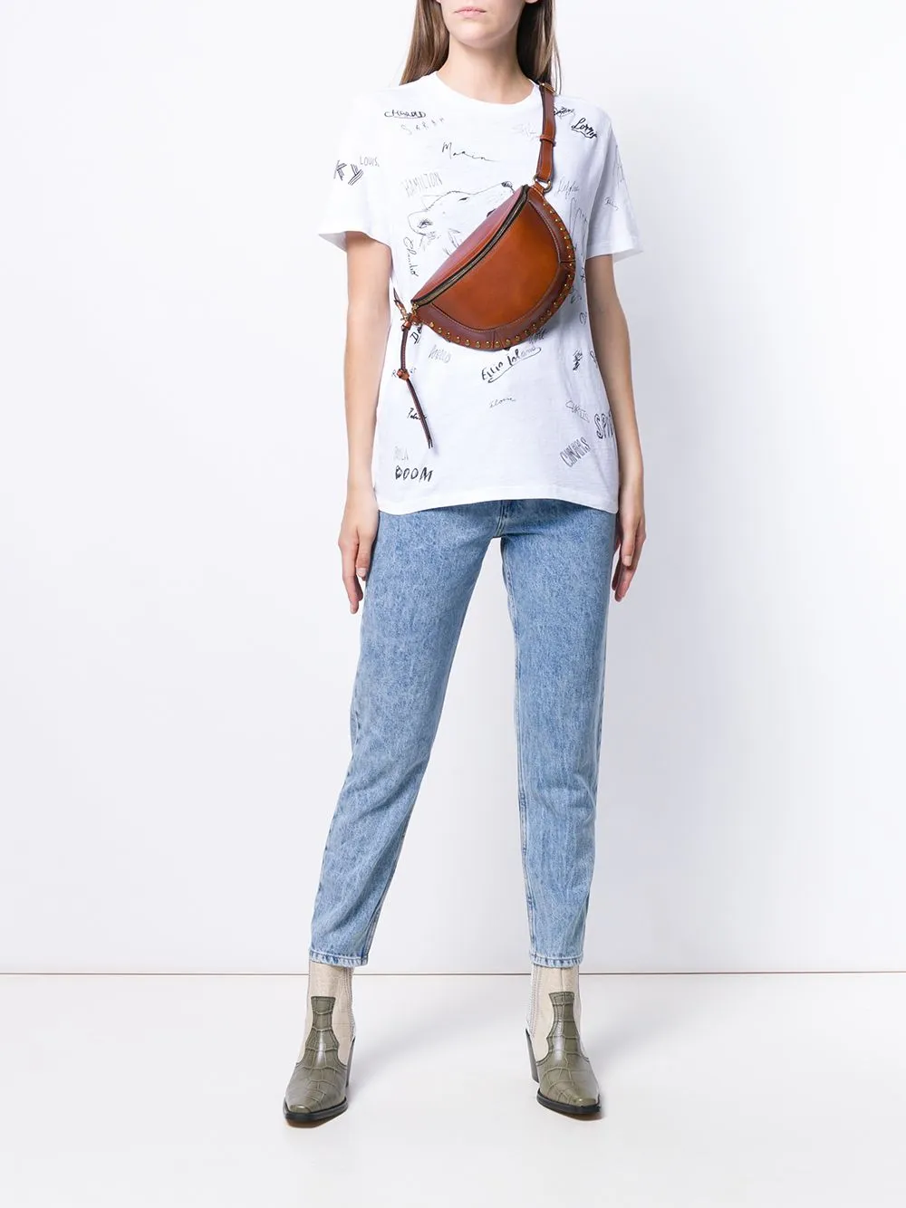 Isabel Marant Women Skano Leather Beltbag