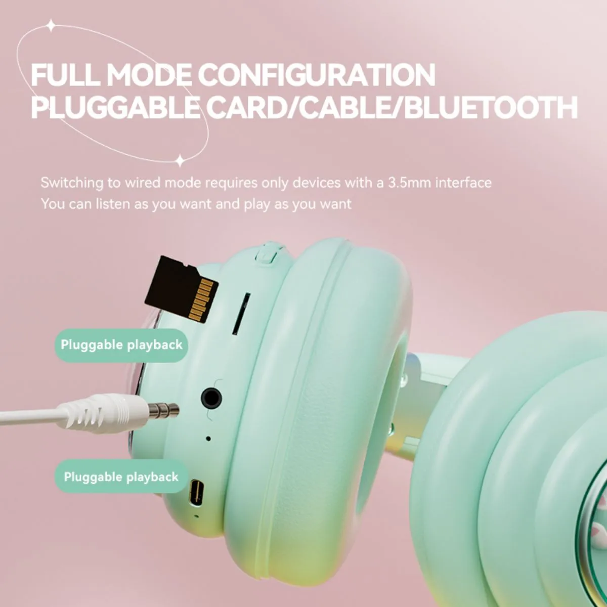 KE-30 Wireless Headphones for Kids Adults