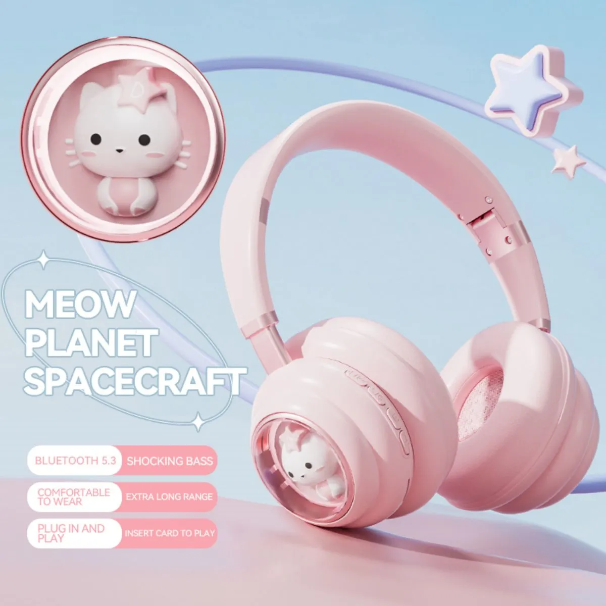 KE-30 Wireless Headphones for Kids Adults