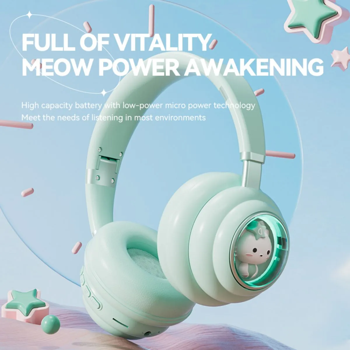 KE-30 Wireless Headphones for Kids Adults