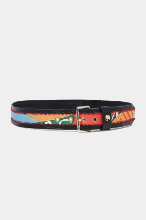 Noir Lgrmash Trimmed Belt