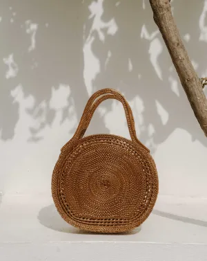 Padar Round Rattan Handbag
