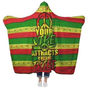 Peace Tribe Vibe Hooded Blanket