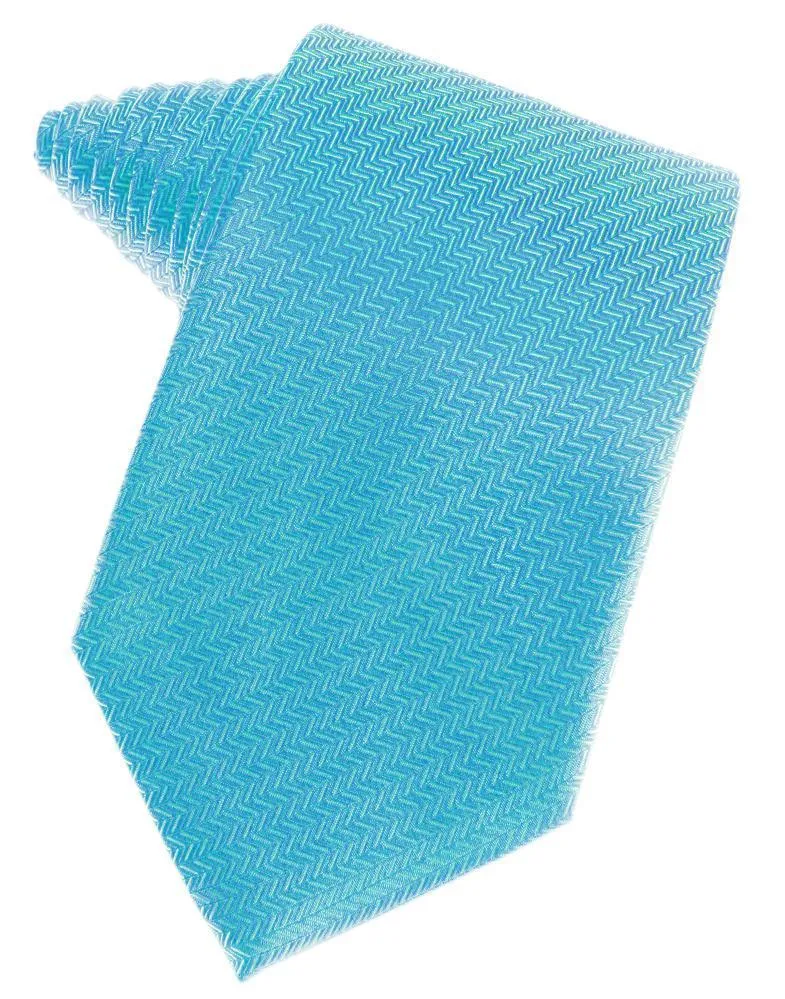 Sage Herringbone Necktie