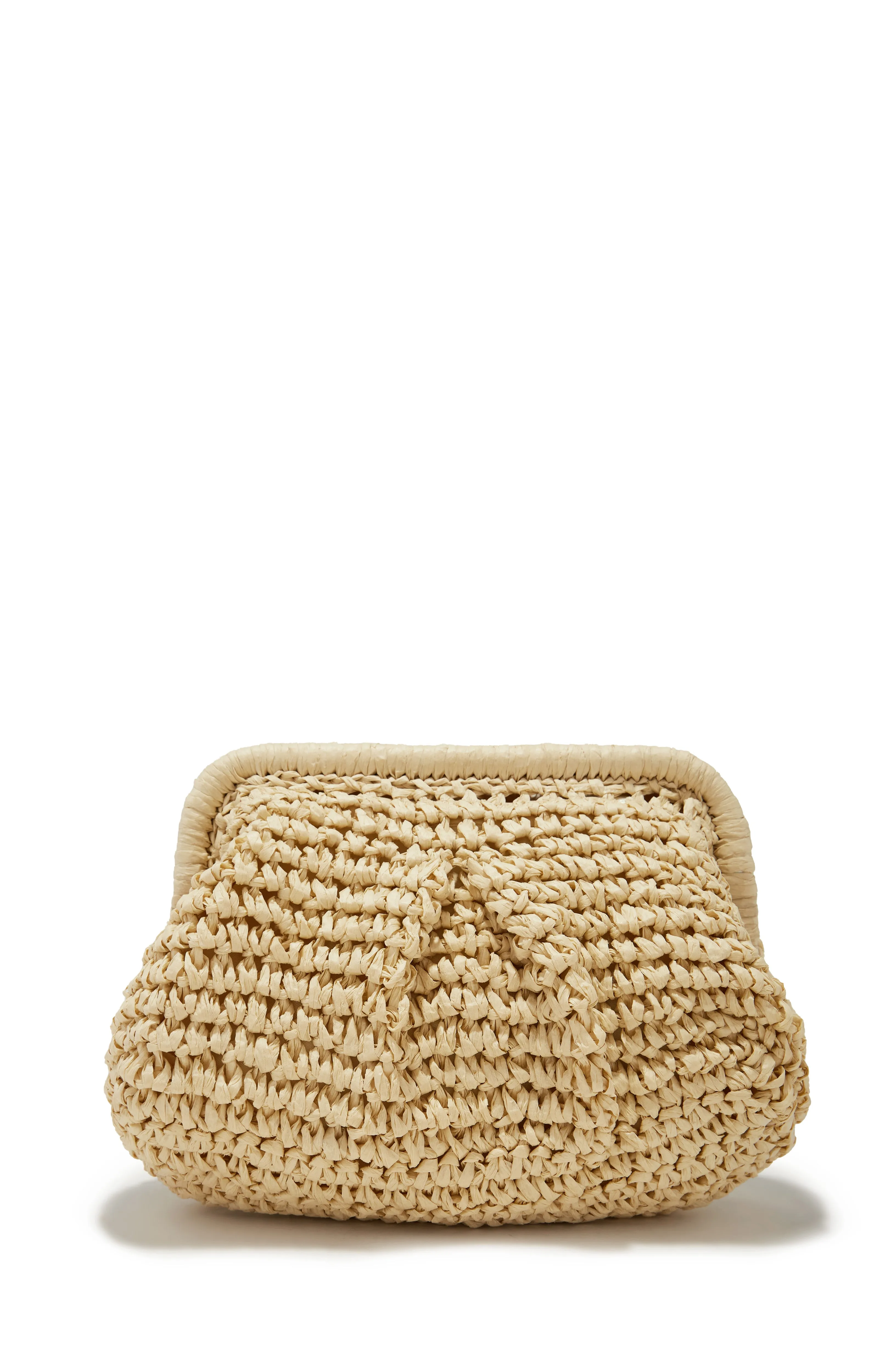 Sea You Soon Woven Straw Crossbody Handbag - Fuchsia