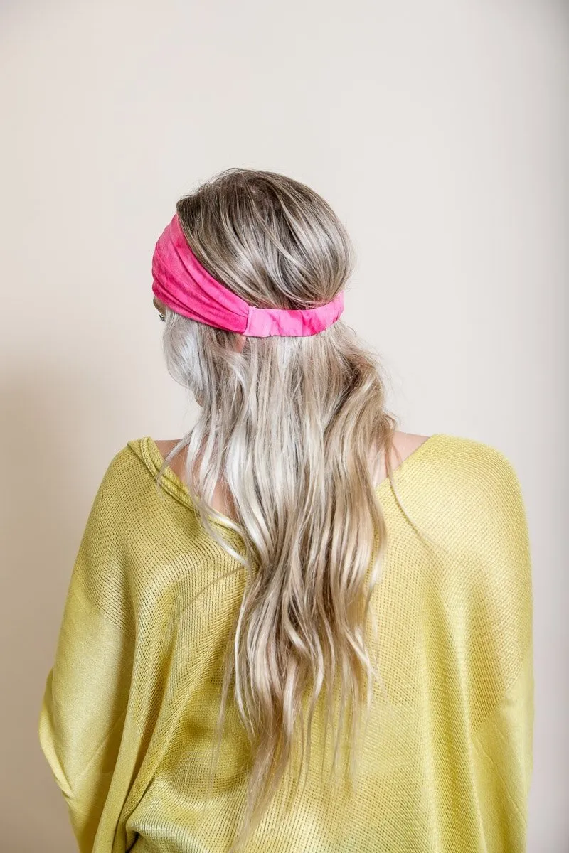 Wide Tie-Dye Headband